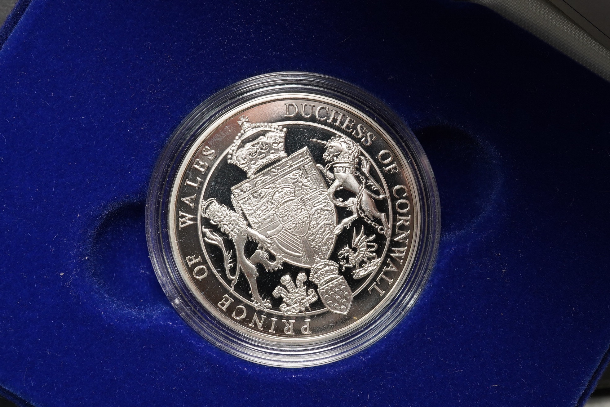 Royal Mint UK QEII, eleven proof silver crowns or £5 coins, from 2001 to 2017